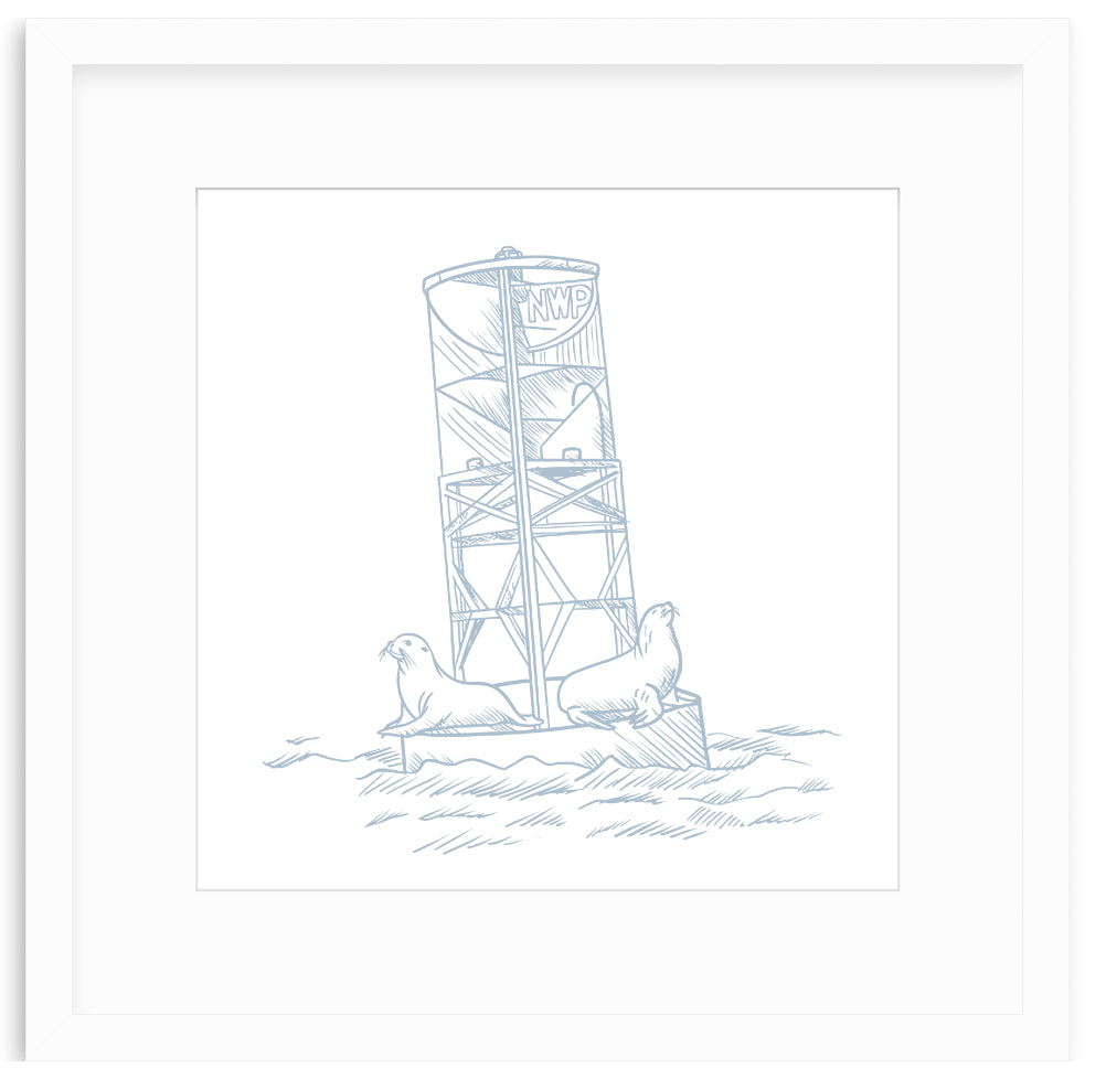Buoy Framed Art Print