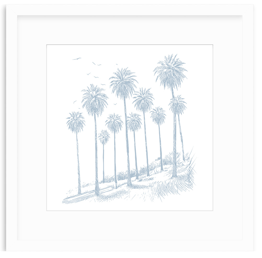 Palms Framed Art Print