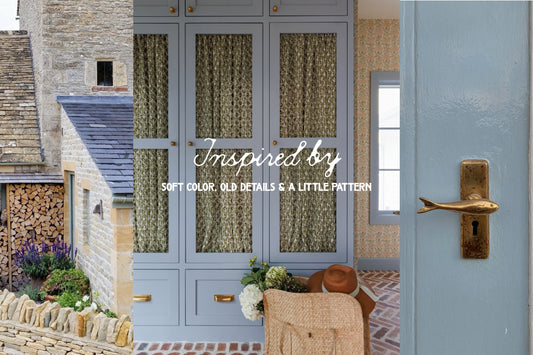 Inspired By: Soft Color, Old Details + A Little Pattern