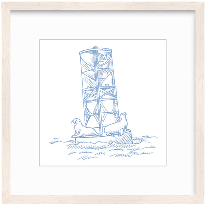 Buoy Framed Art Print