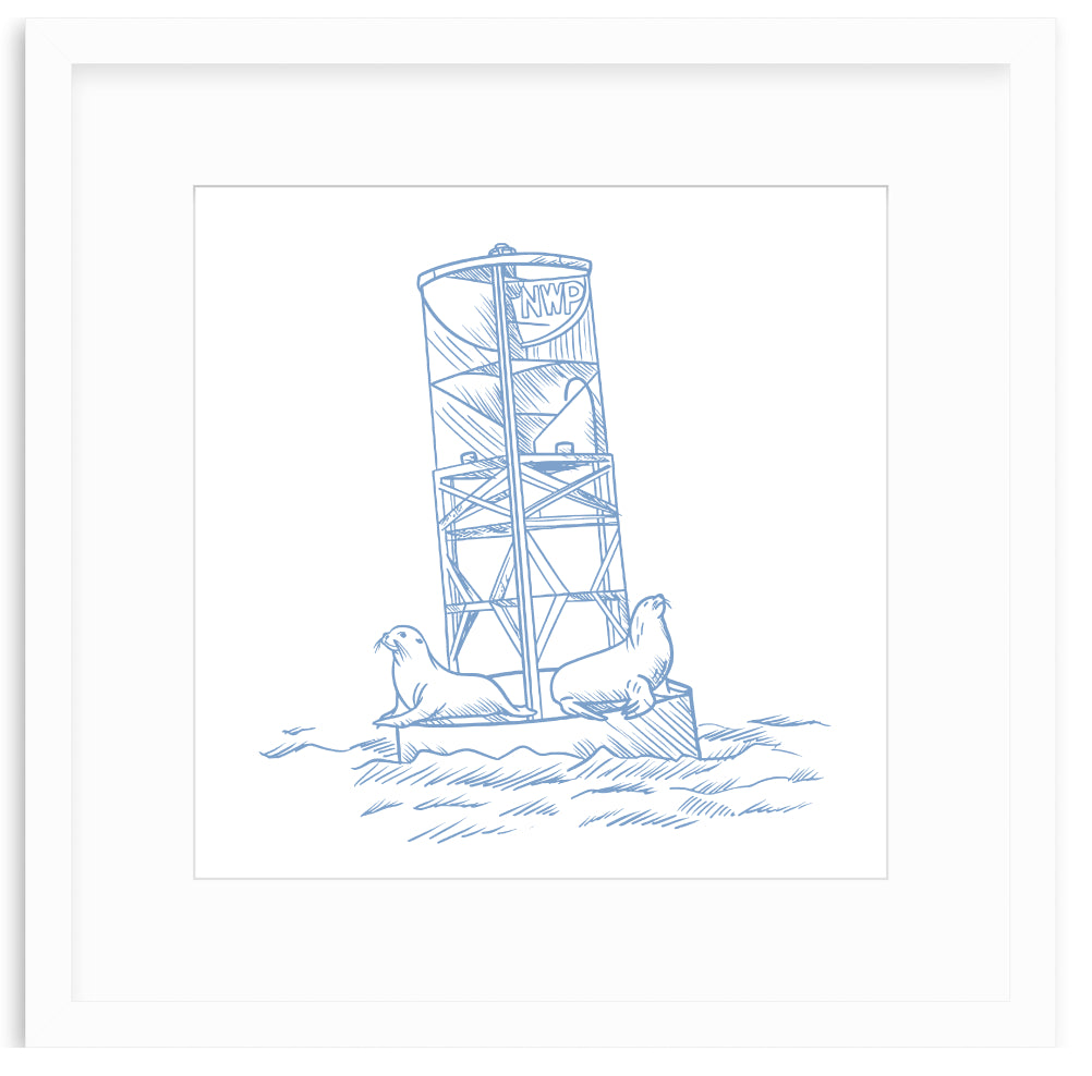 Buoy Framed Art Print