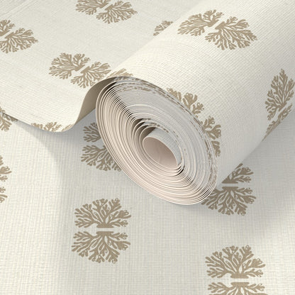 Coralline Grasscloth