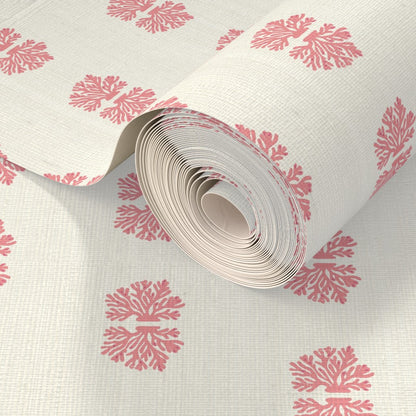 Coralline Grasscloth