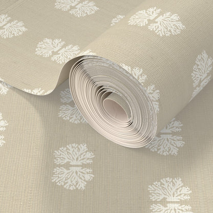 Coralline Grasscloth