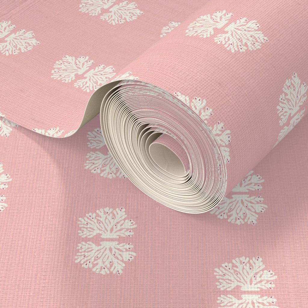 Coralline Grasscloth
