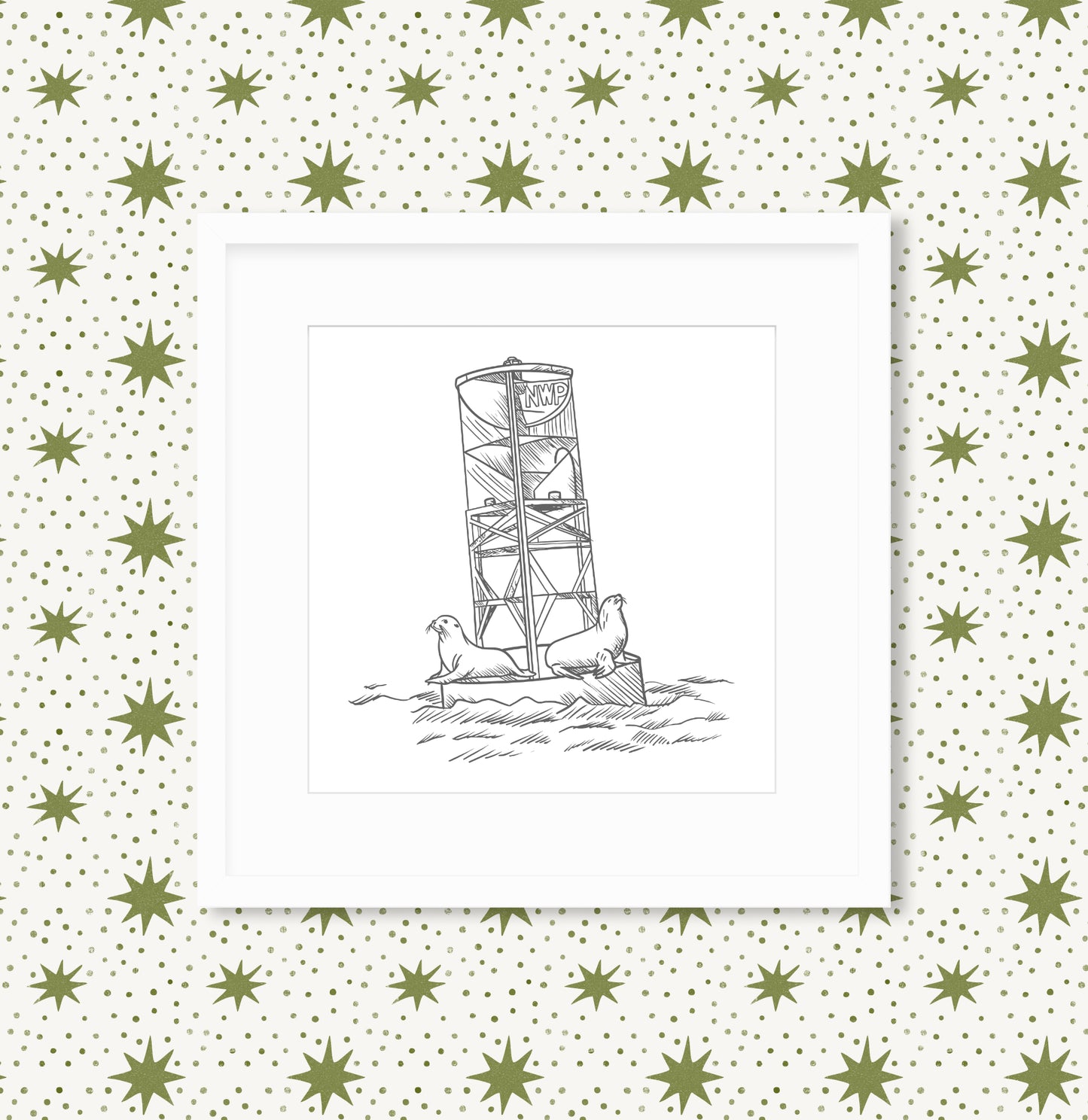 Buoy Framed Art Print