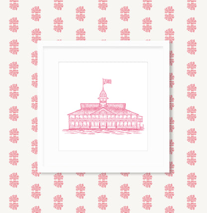 Balboa Pavilion Framed Art Print