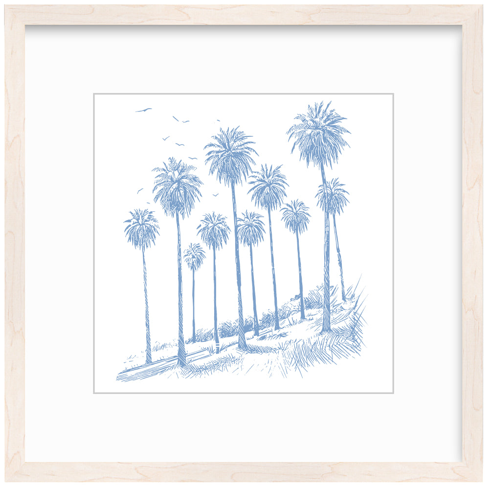 Palms Framed Art Print