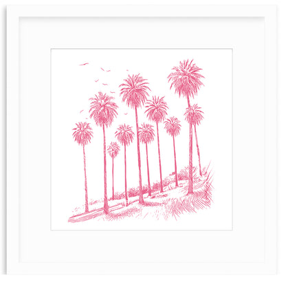 Palms Framed Art Print