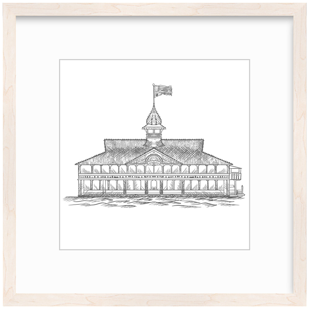 Balboa Pavilion Framed Art Print