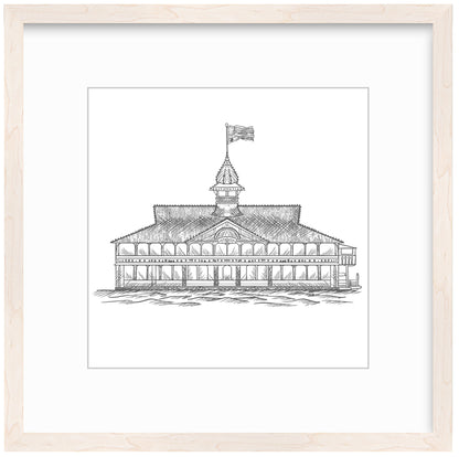 Balboa Pavilion Framed Art Print