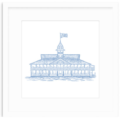 Balboa Pavilion Framed Art Print