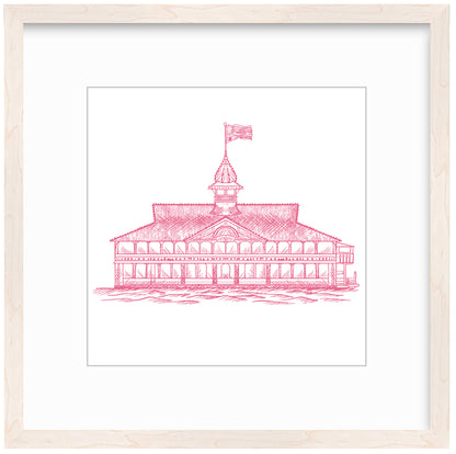 Balboa Pavilion Framed Art Print