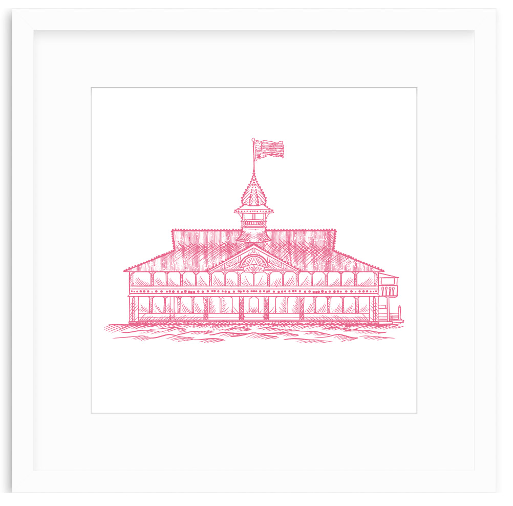 Balboa Pavilion Framed Art Print