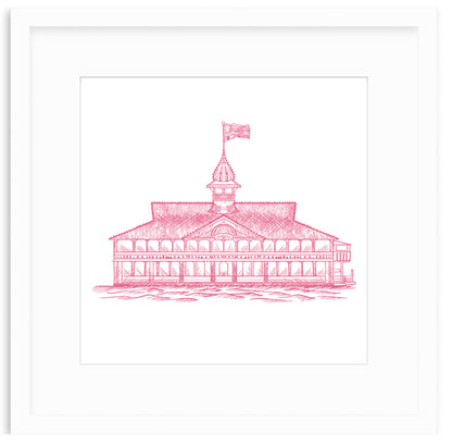 Balboa Pavilion Framed Art Print