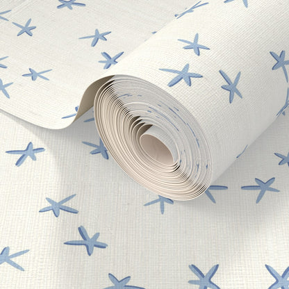 Ikat Seastars Grasscloth