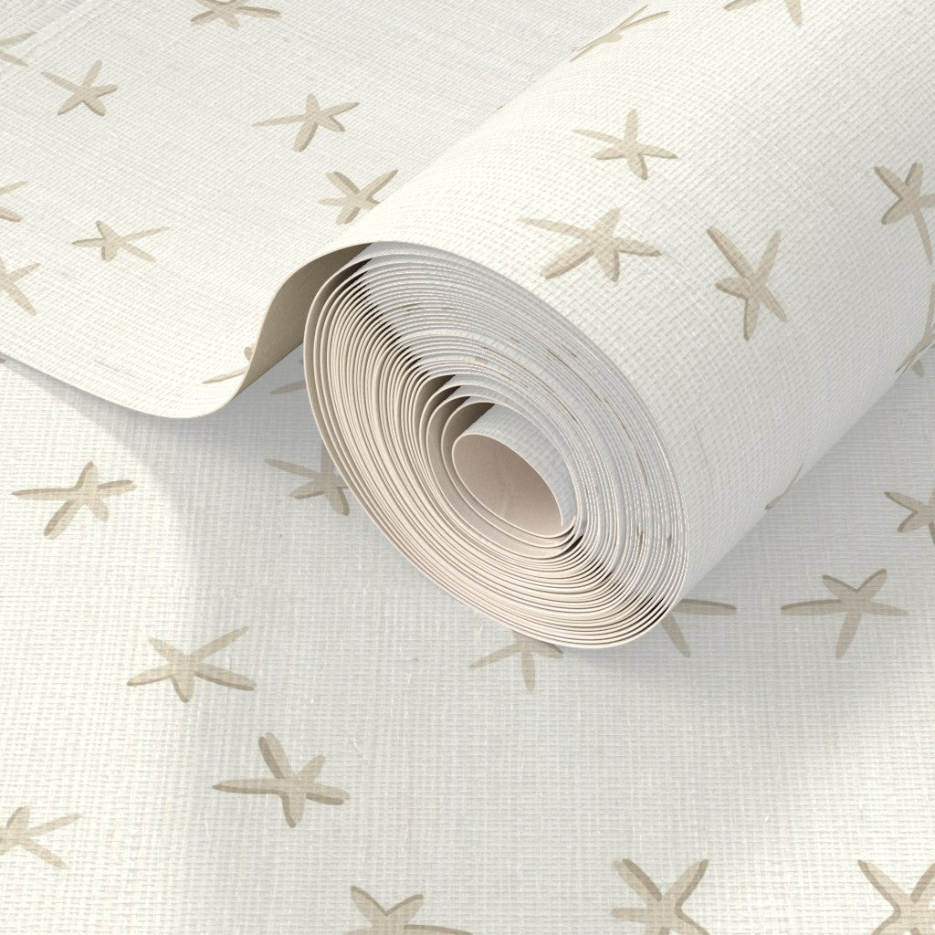 Ikat Seastars Grasscloth